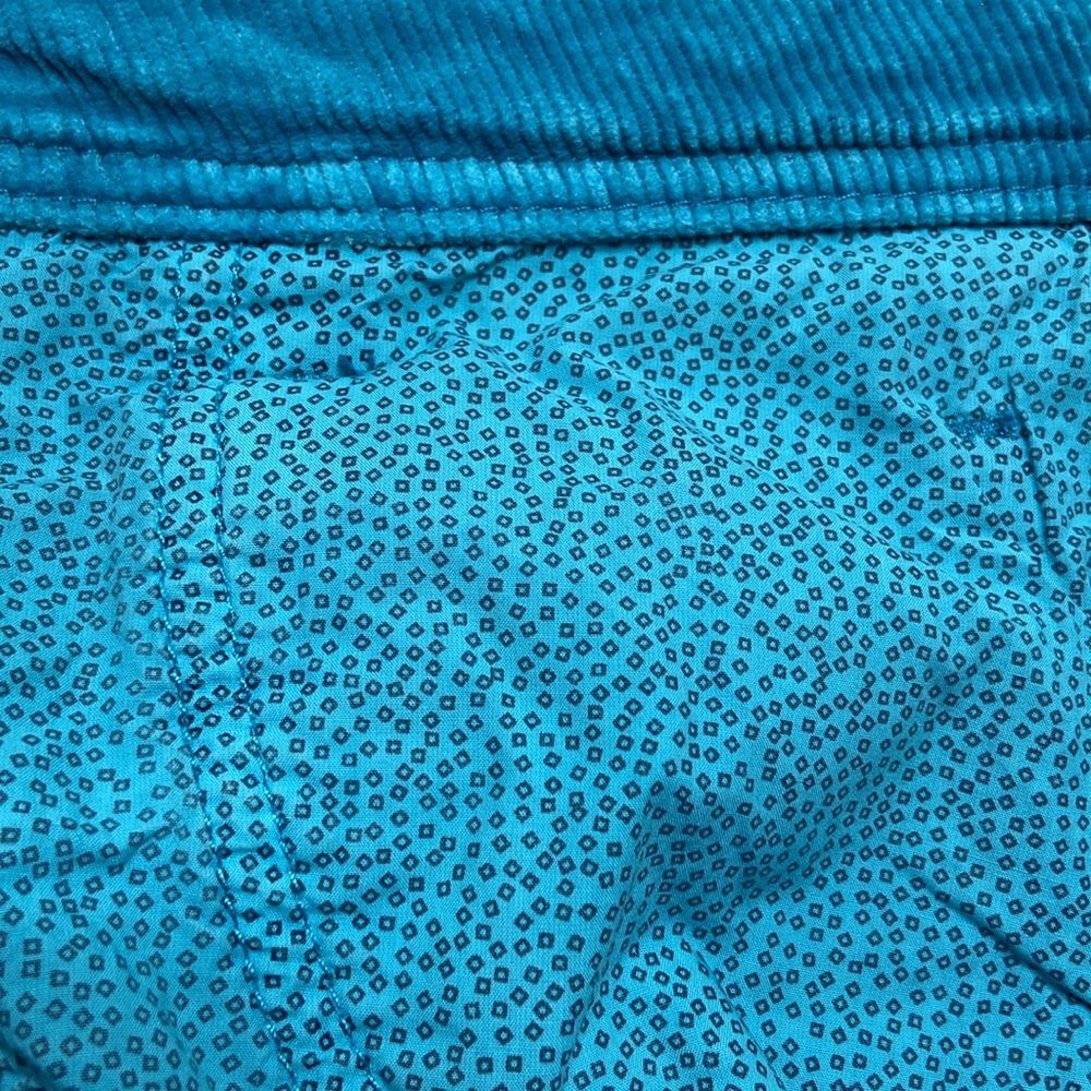 Maeve Anthropologie Women Corduroy High Rise Tapered Pants Teal Blue Size 27 - Picture 10 of 10